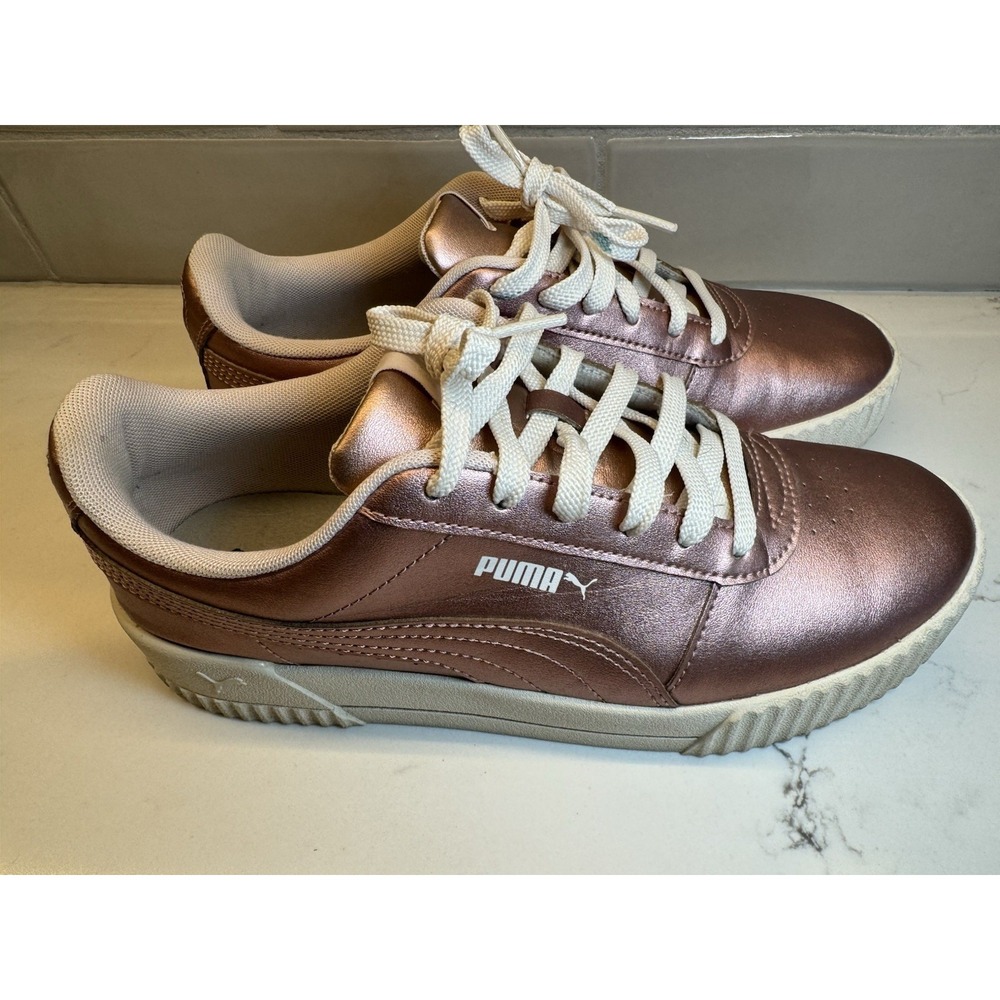 Puma Women's sneakers Carina Metallic Pink Women's Size 8.5